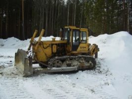 Бульдозер в работе, Симферополь