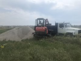 Самосвал ГАЗ в работе, Симферополь