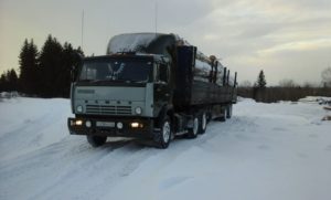 Длинномер в работе, Симферополь, Крым